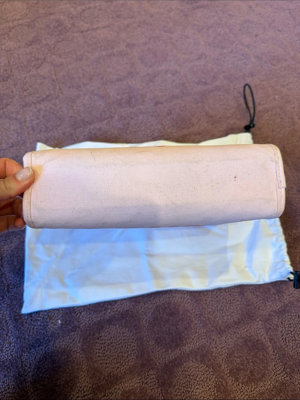 Glossier toiletry bag